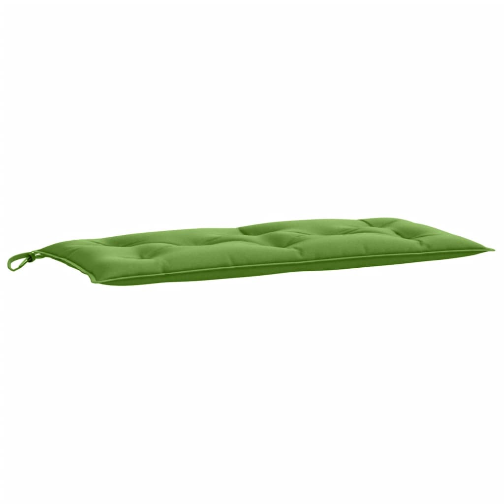 Cuscini Panca Giardino 2pz Verde Mélange 100x50x7cm Tessuto