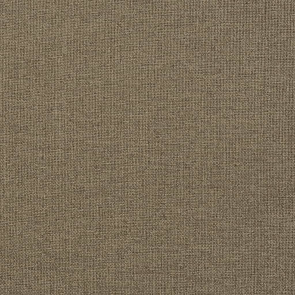 Cuscini Panca Giardino 2pz Tortora Mélange 100x50x7cm Tessuto