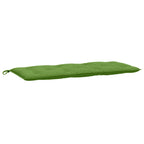 Cuscini Panca Giardino 2pz Verde Mélange 120x50x7 cm Tessuto