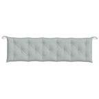 Cuscini Panca Giardino 2pz Grigio Chiaro Mélange 180x50x7 cm