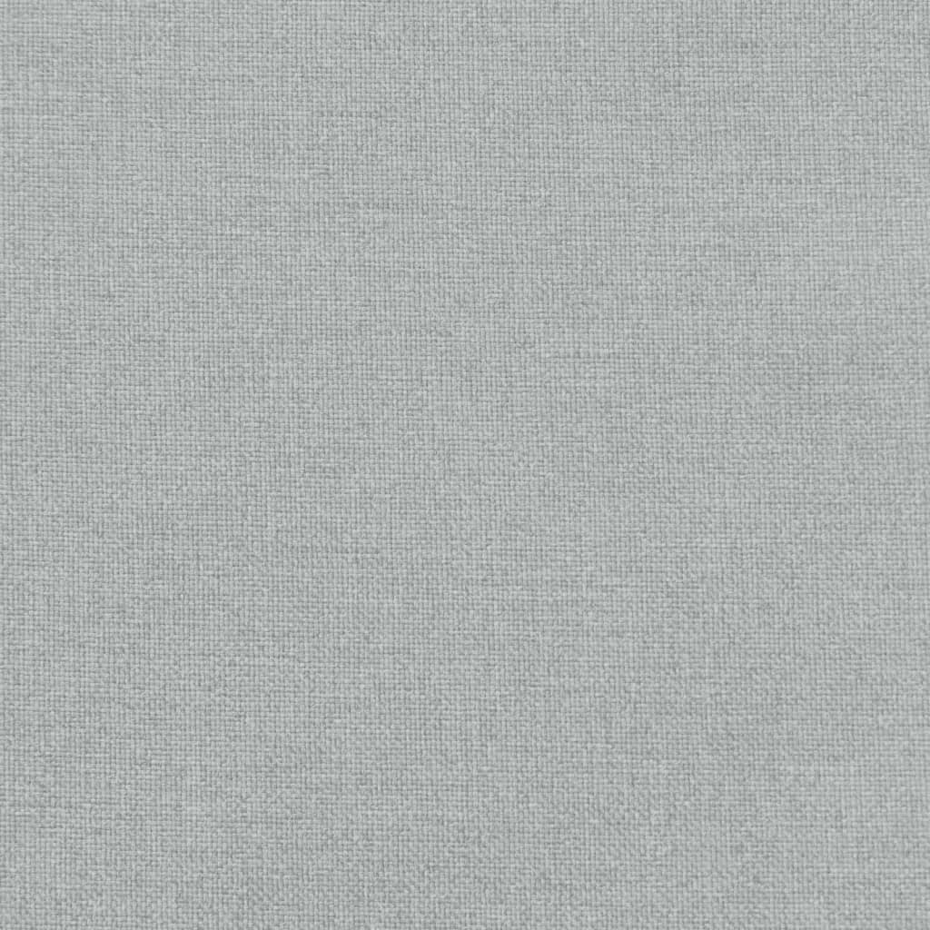 Cuscini Panca Giardino 2pz Grigio Chiaro Mélange 180x50x7 cm