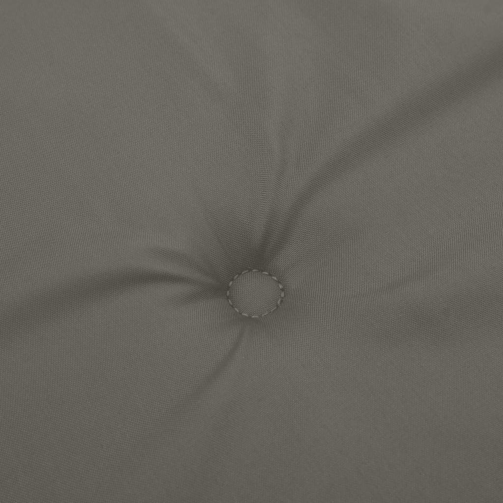 Cuscini Panca Giardino 2pz Grigio Scuro Mélange 200x50x7 cm