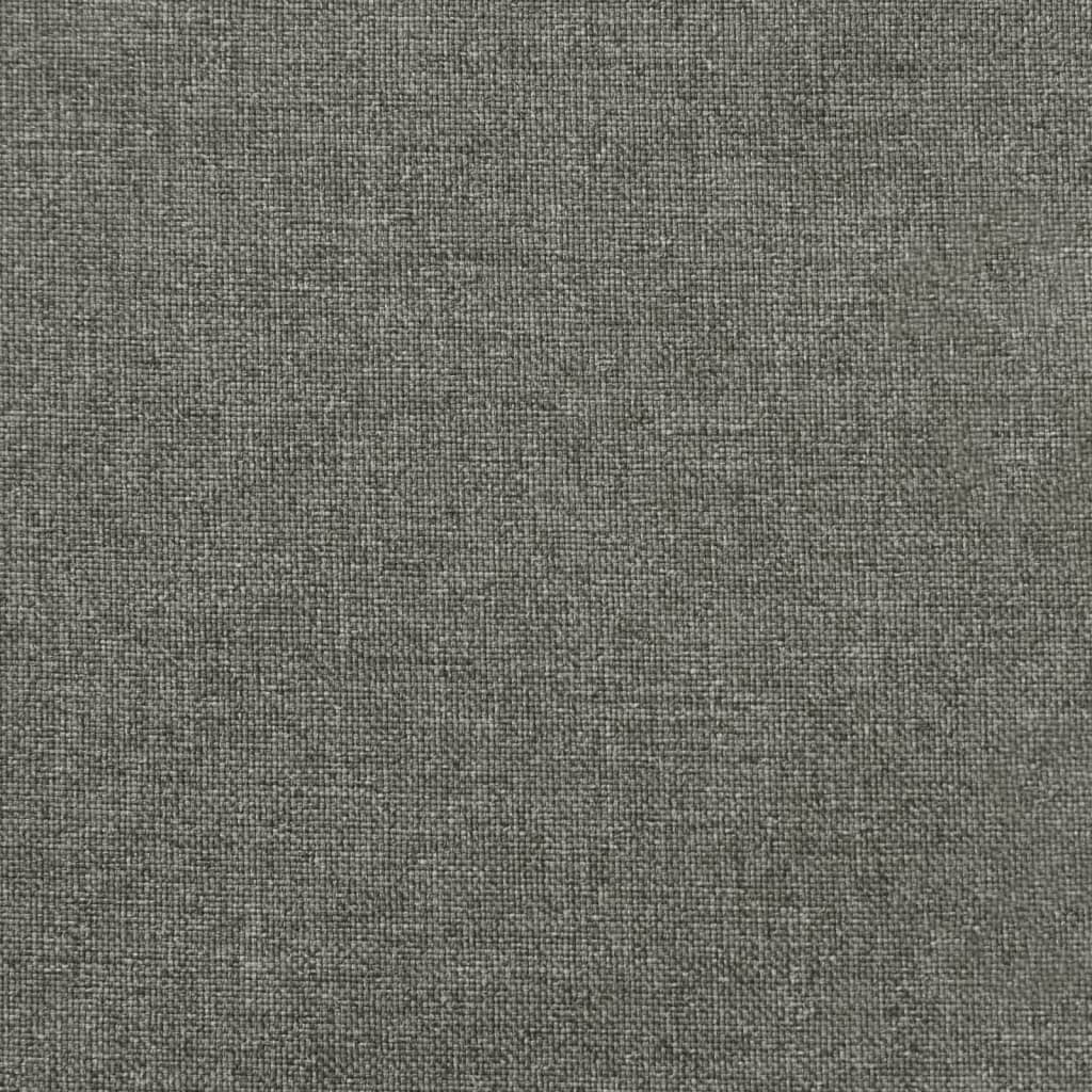 Cuscini Panca Giardino 2pz Grigio Scuro Mélange 200x50x7 cm
