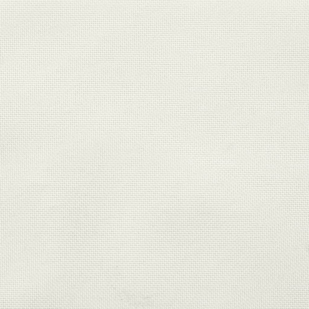 Cuscini Panca Giardino 2pz Crema Mélange 200x50x7 cm Tessuto