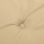 Cuscini Panca Giardino 2pz Beige Mélange 200x50x7 cm Tessuto