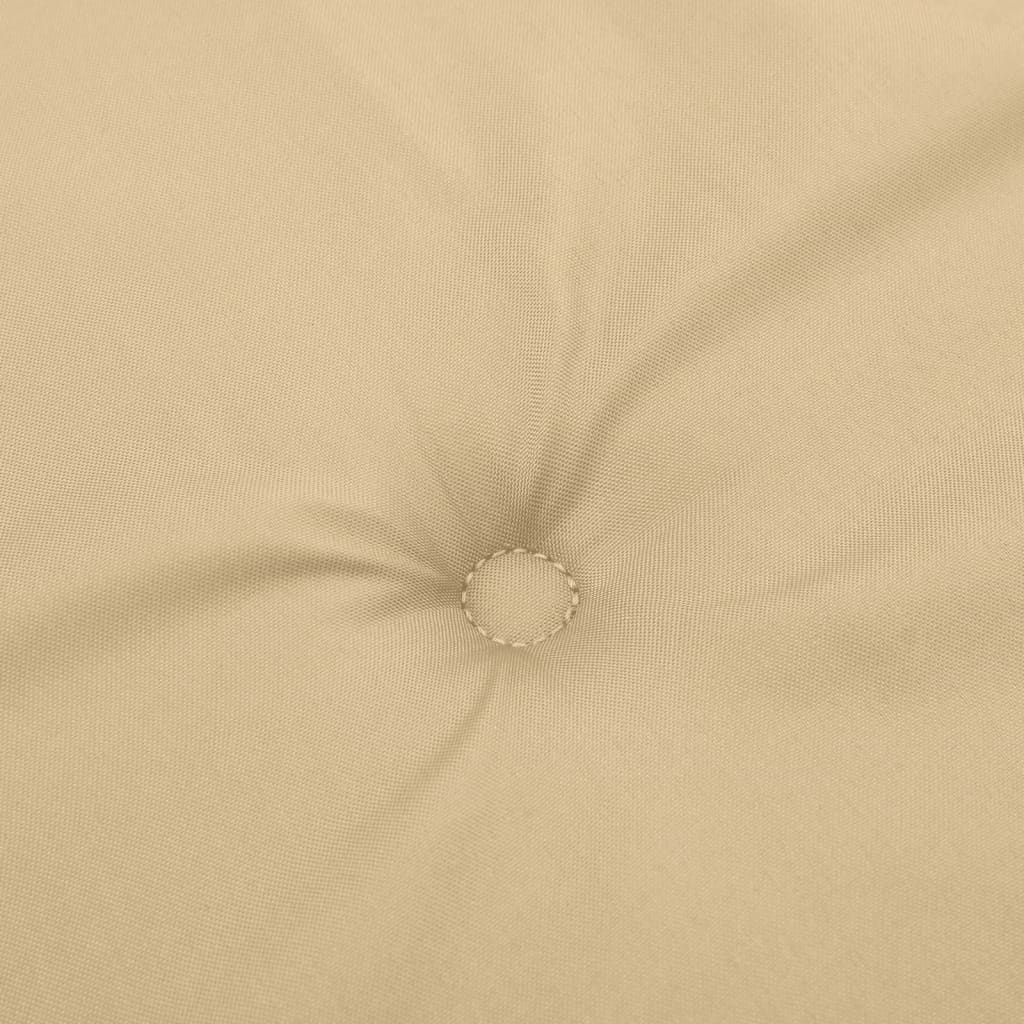 Cuscini Panca Giardino 2pz Beige Mélange 200x50x7 cm Tessuto