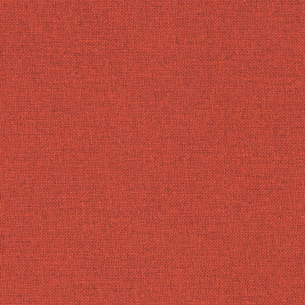 Cuscini Panca Giardino 2pz Rosso Mélange 200x50x7 cm Tessuto