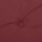 Cuscini Panca Giardino 2pz Rosso Vino Mélange 200x50x7 cm