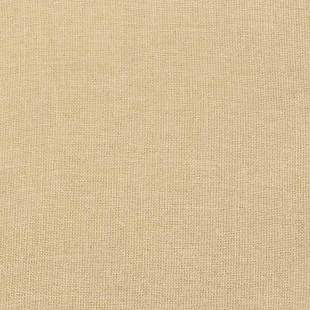 Cuscini per Pallet 2 pz Beige Mélange in Tessuto