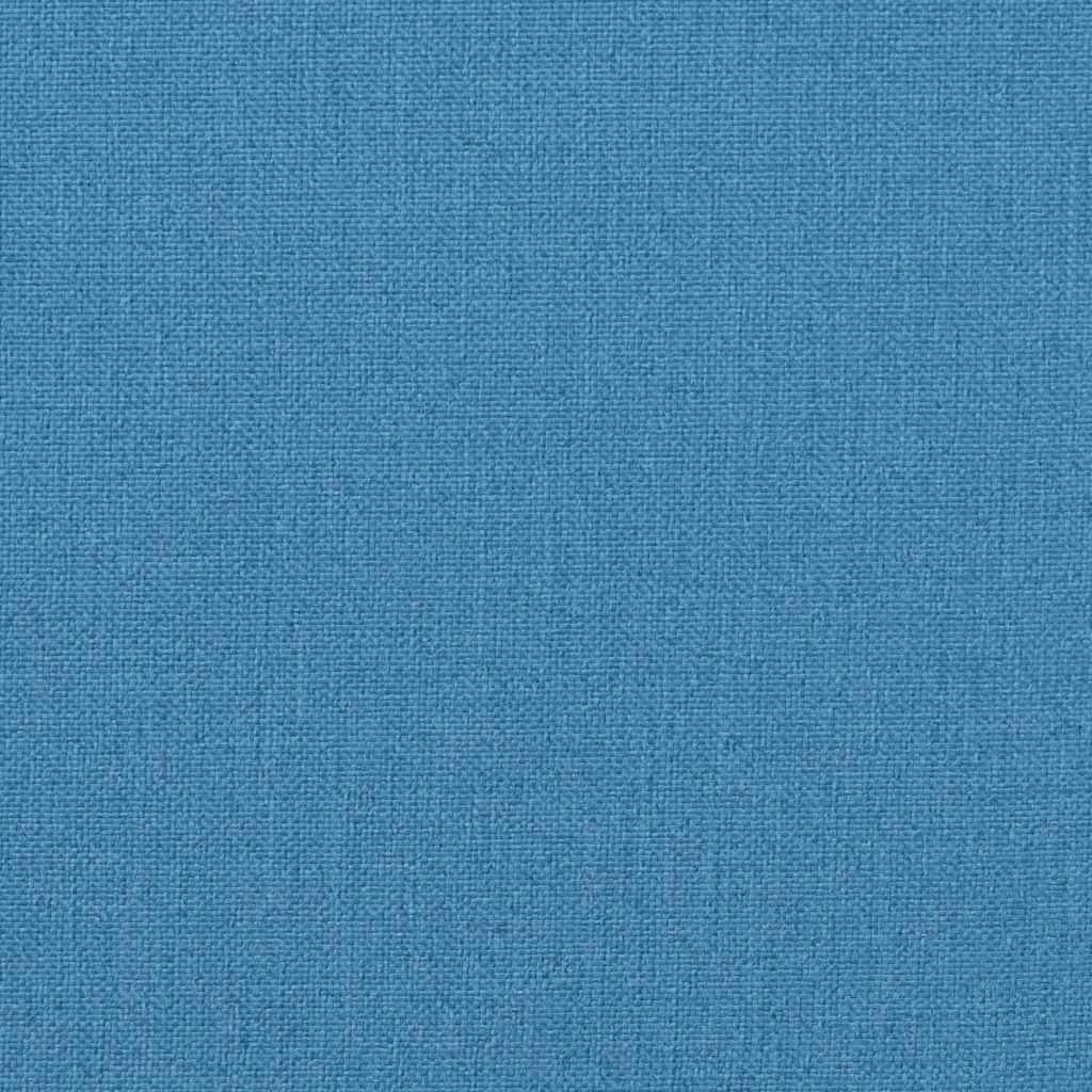 Cuscini per Pallet 2 pz Blu Mélange in Tessuto