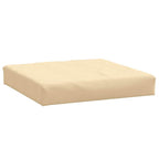 Cuscini per Pallet 3 pz Beige Mélange in Tessuto