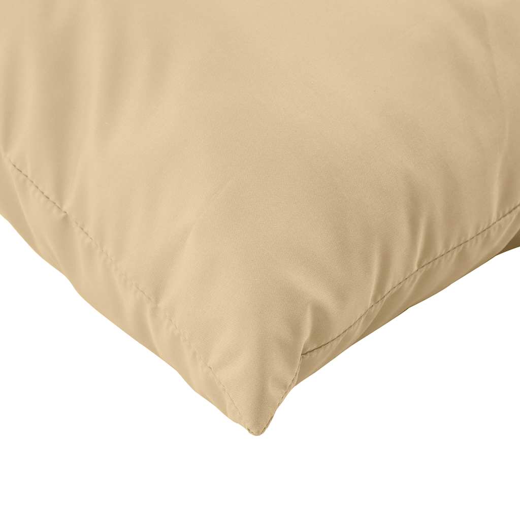 Cuscini per Pallet 3 pz Beige Mélange in Tessuto