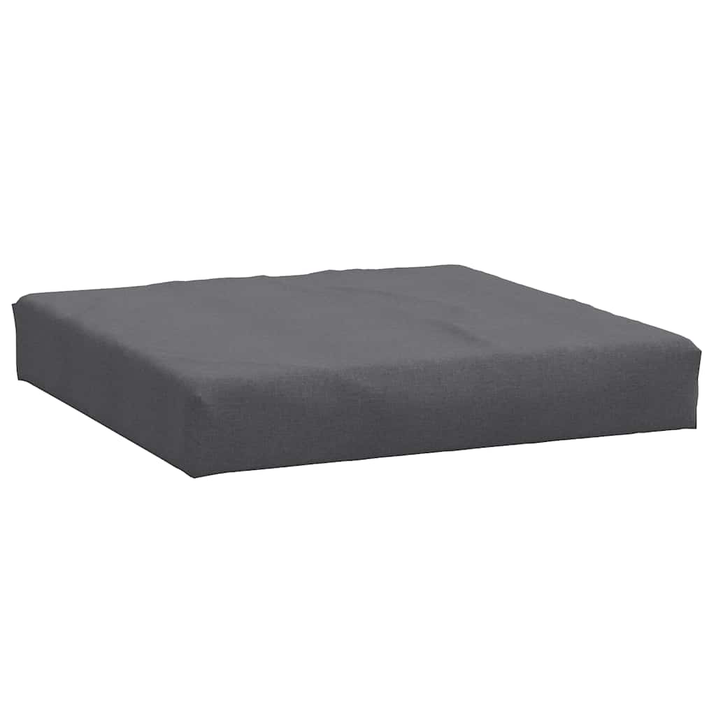 Cuscino per Pallet Antracite Mélange 60x60x9,5 cm in Tessuto