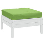 Cuscino per Pallet Verde Mélange 60x60x9,5 cm in Tessuto
