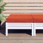 Cuscino per Pallet Rosso Mélange 60x60x9,5 cm in Tessuto