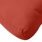 Cuscino per Pallet Rosso Mélange 60x60x9,5 cm in Tessuto
