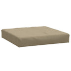 Cuscino per Pallet Tortora Mélange 60x60x9,5 cm in Tessuto