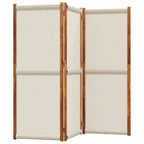 Divisorio a 3 Pannelli Grigio Chiaro 210x180 cm