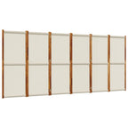 Divisorio a 6 Pannelli Grigio Chiaro 420x180 cm