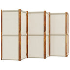 Divisorio a 6 Pannelli Grigio Chiaro 420x180 cm