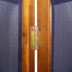 Divisorio a 3 Pannelli Blu Scuro 210x180 cm