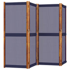 Divisorio a 4 Pannelli Blu Scuro 280x180 cm