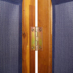 Divisorio a 4 Pannelli Blu Scuro 280x180 cm