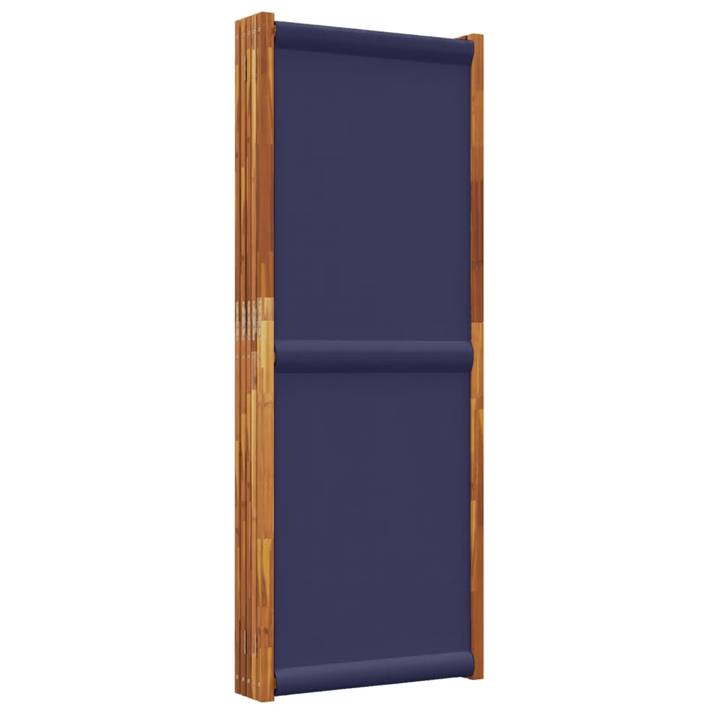 Divisorio a 5 Pannelli Blu Scuro 350x180 cm