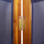 Divisorio a 5 Pannelli Blu Scuro 350x180 cm
