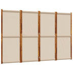 Divisorio a 4 Pannelli Tortora 280x180 cm