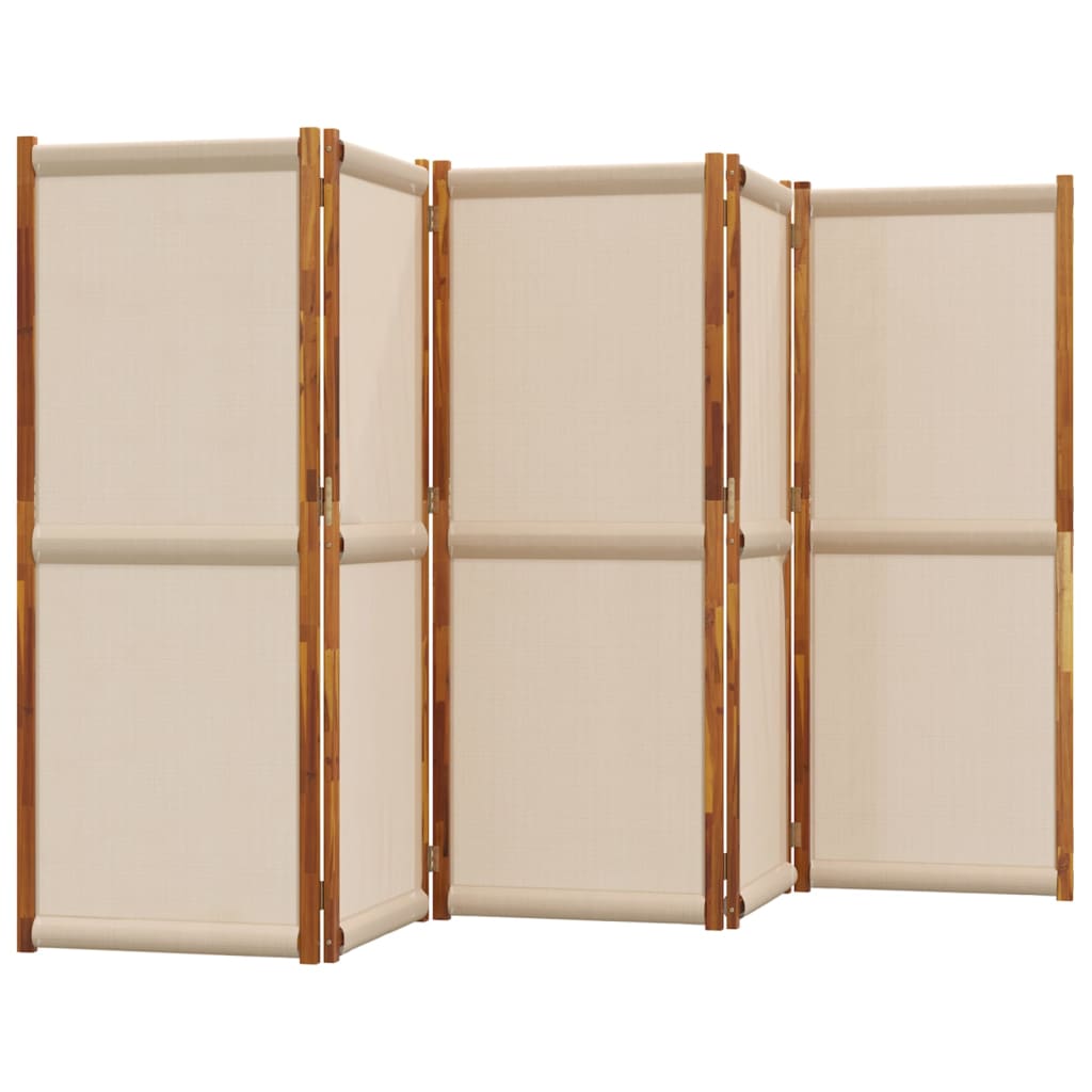 Divisorio a 5 Pannelli Tortora 350x180 cm