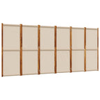 Divisorio a 6 Pannelli Tortora 420x180 cm