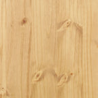 Tavolino con Cassetti Corona 85x50x45 cm Legno Massello di Pino