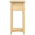 Tavolino Consolle Corona 55x35x73 cm in Legno Massello di Pino