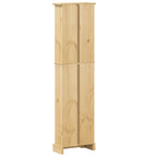 Libreria Corona 46x20x170 cm in Legno Massello di Pino
