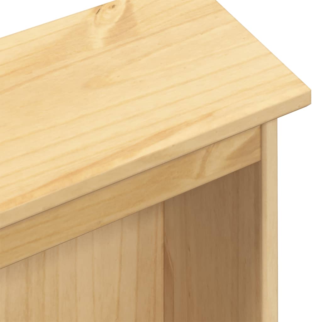 Libreria Corona 46x20x170 cm in Legno Massello di Pino
