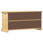 Scarpiera Corona 99x32x47 cm in Legno Massello di Pino
