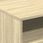 Tavolino da Soggiorno con Luci LED Rovere Sonoma 50x49x40 cm