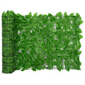 Schermo Privacy da Balcone con Foglie Verde 600x75 cm