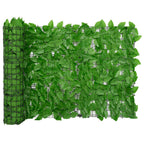 Schermo Privacy da Balcone con Foglie Verde 600x75 cm