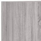 Mobili TV a Muro 4pz Grigio Sonoma in Legno Multistrato