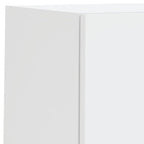 Mobili TV a Muro 4pz con Luci LED Bianchi