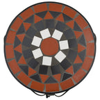 Supporti per Piante 3 pz Terracotta e Bianco in Ceramica