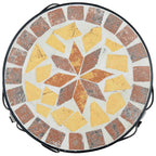 Supporti per Piante 3 pz Terracotta e Bianco in Ceramica