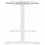 Telaio Scrivania in Piedi Bianco (94-135)x60x(70-114)cm Acciaio