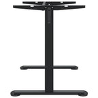 Telaio Scrivania in Piedi Nero (94-135)x60x(70-114)cm Acciaio