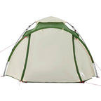 Tenda a Cupola da Campeggio 3 Persone Verde a Rilascio Rapido