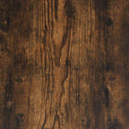 Tavolino Salotto Rovere Fumo 100x50x40cm Multistrato e Metallo