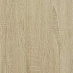 Tavolino Rovere Sonoma 100x50x45 cm Legno Multistrato e Metallo