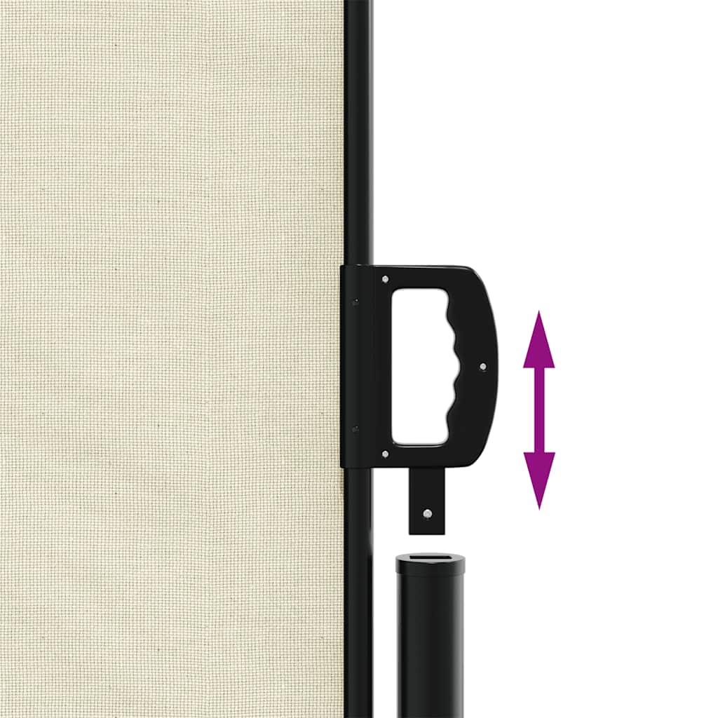 Tenda da Sole Laterale Retrattile Crema 117x300 cm